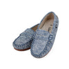 Camille Kids Stella Faded Blue Denim Loafer