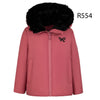 Raygo Embroidered Bow Girl Pink Coat