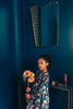 Louis Louise Nuala Navy Dress