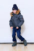 Denali Outerwear Boys with Kangaroo Pocket Pine Green Bomber.