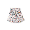 Birnham on the Sea Denim Rainbow Leopard Skirt