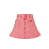 Birnham on the Sea Denim Red Skirt