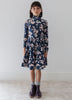 Steph the Label by Petit Amalie Lilac Floral Print Cord Skirt