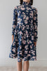 Steph the Label by Petit Amalie Lilac Floral Print Cord Skirt