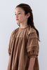 Steph The Label Cord Pleat Caramel Dress.