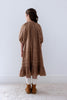 Steph The Label Cord Pleat Caramel Dress.