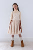 Steph The Label Cord Pinafore Twigg Print Dress.
