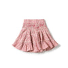 Birnham on the Sea Ruffle Denim Pink Stripe Skirt