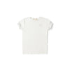 Birnham on the Sea Smocked White/Blue Tshirt