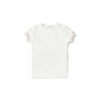 Birnham on the Sea Smocked White/Pink Tshirt