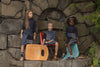 Limited Edition Denim Plaid Navy Pinafore Jumper