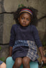 Limited Edition Denim Plaid Navy Pinafore Jumper