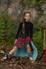 Limited Edition Denim Plaid Cherry Skirt