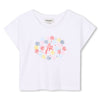 Sonia Rykiel Floral Graphic White Tee