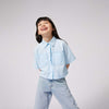 Sonia Rykiel Mini Me Cotton Shirt White Blue