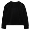 Sonia Rykiel Enfant Logo Crewneck Black Sweatshirt