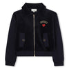 Sonia Rykiel Enfant Zip Up Navy Cardigan