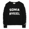Sonia Rykiel Enfant Logo Black Sweater