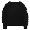 Sonia Rykiel Enfant Logo Black Sweater