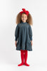 Birnham on the Sea Puff Sleeve Tiered Teal Dress