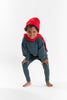 Birnham on the Sea Baby Boy Teal Sweatshirt Set