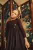 PIP + PIO Scallop Neck Burgundy Sweater