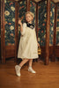 PIP + PIO Velvet Yoke Detail Cream/Black Dress.