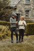 Blumint Shawl Collar Cable Wrap Oatmeal Sweater.