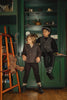 Mann Cable Knit Sleeves Color Blazer.