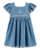 Emile et Ida Robe Brode Denim Light Dress