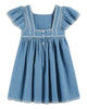 Emile et Ida Robe Brode Denim Light Dress