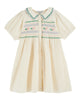 Emile et Ida Hand Embroidered Ecru Dress