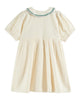 Emile et Ida Hand Embroidered Ecru Dress