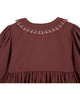 Emile et Ida Robe Smockee Violine Dress