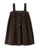 Emile et Ida Robe Ample Bretelles Poppy Noir Dress