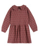 Emile et Ida Robe Molleton Poppy Violine Dress