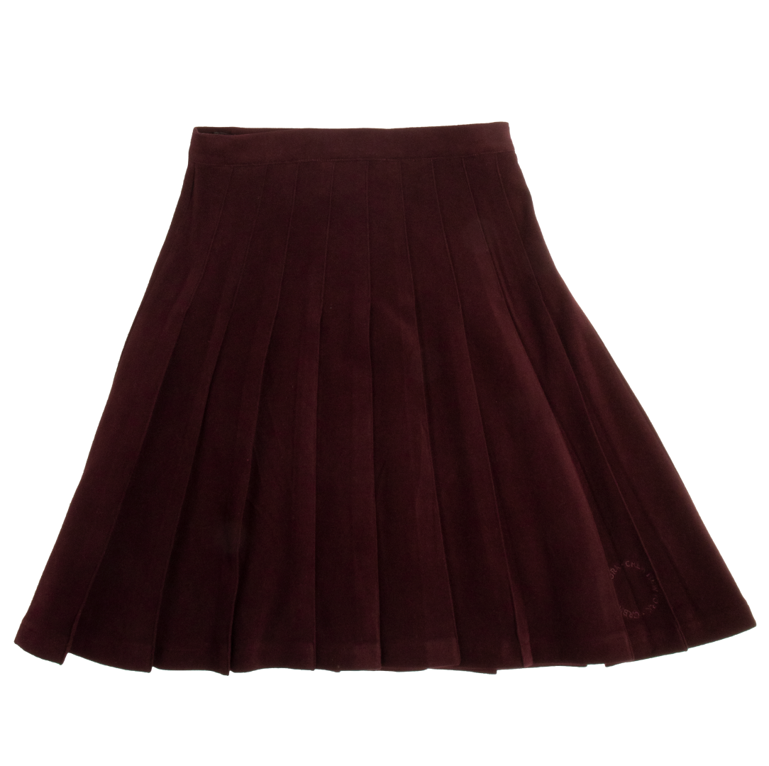 Crew kids Maroon Fleece Skirt | Macaroni Kids