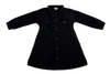 Crew kids Black Velour Shirt Dress