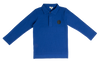 Crew Waffle Blue Polo