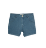 Crew Basic Jean Wash Blue Short