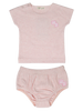 Crew Kids Rib Cotton Pink Set