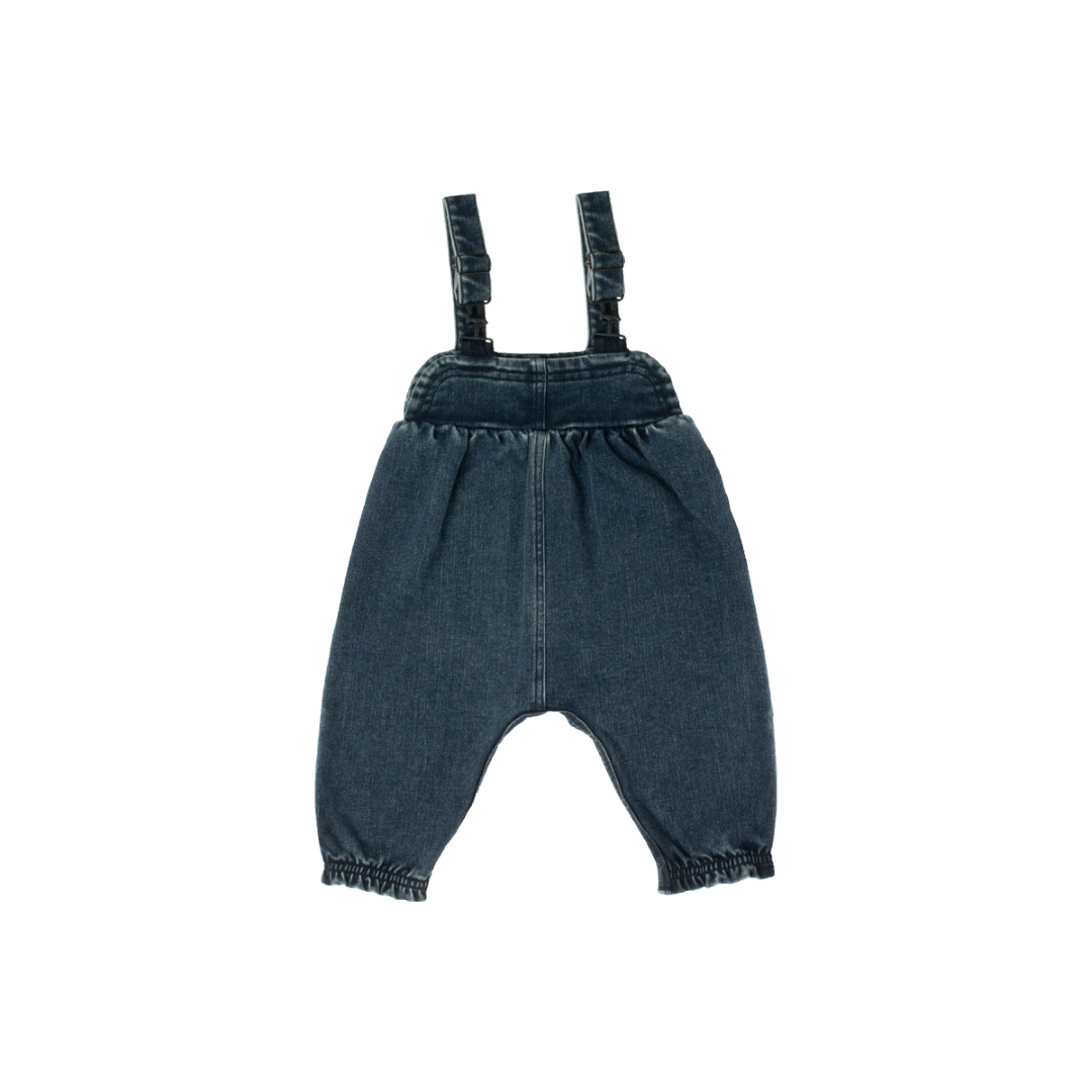 ロンパース・カバーオール main story Dungaree Washed Black 2y main story 2024AW》Dungaree / Washed Black Denim | cirkel mote