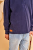 AO76 Alfie Indigo Logo Polo