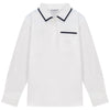 Blumint Trimmed Longsleeve White/Captain Shirt