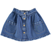 Piupiuchick Denim Skirt w/ Pockets - Short Length and Longer Knee Length