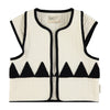 Piupiuchick Ecru w/ black triangles Waistcoat