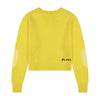 NdotM Knit Crewneck Cropped Yellow Sweater