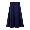 NdotM Navy Velour Velvet Blue Skirt