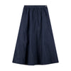 NdotM Taffeta Gathered Maxi Navy Skirt