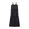 NdotM Knit Cropped Ivory Sweater and Brown Slip Dress Maxi Set